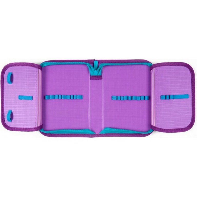 Пенал 1 отд. 2 откид. планки для девочки Kite ткань