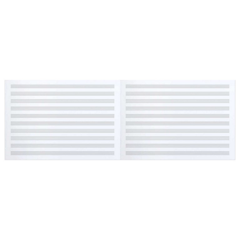 Тетрадь для нот 16 л., А4 на скрепке  "Рок-коты" 115г/м2