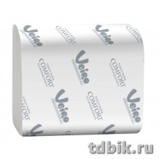 Туалетная бумага для диспенсера в пачке VEIRO "Comfort" (T3),  2 слоя, 250 листов (210х108 мм)