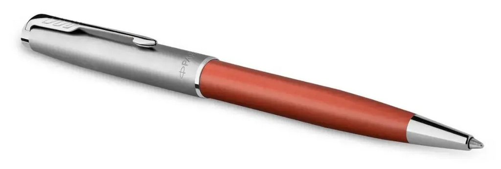Ручка шариковая Parker Sonnet Essentials LaqOrange СT M (нерж.сталь)