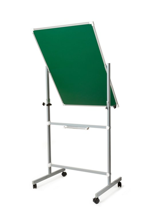 Доска передвижная маркерно-меловая 750*1000 мм поворотная (магнит) МелМар (1доска=2коробки)