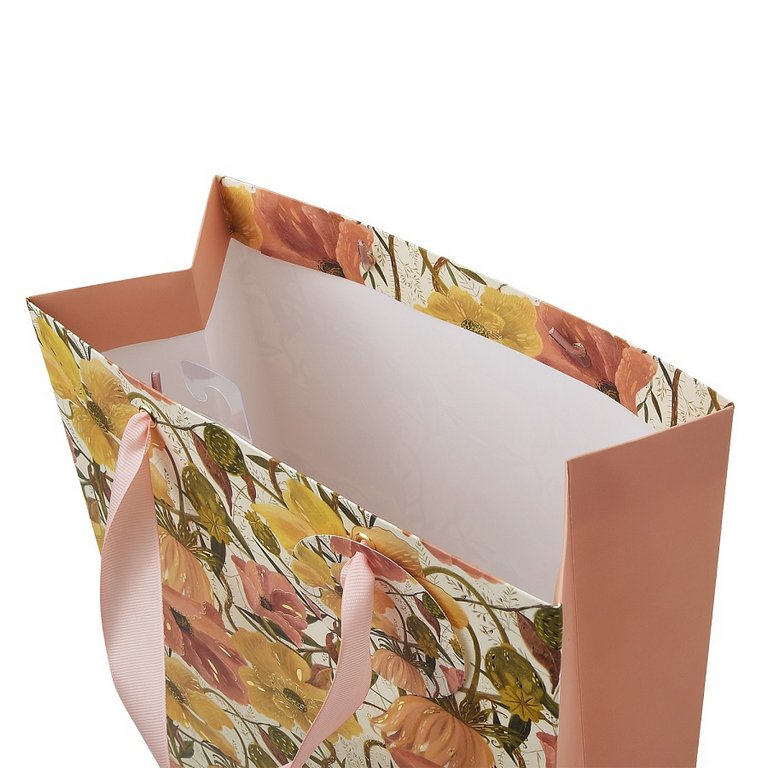 Пакет бумажный 26*32,4см матовый "Flora. Цветочная страсть" BrunoVisconti
