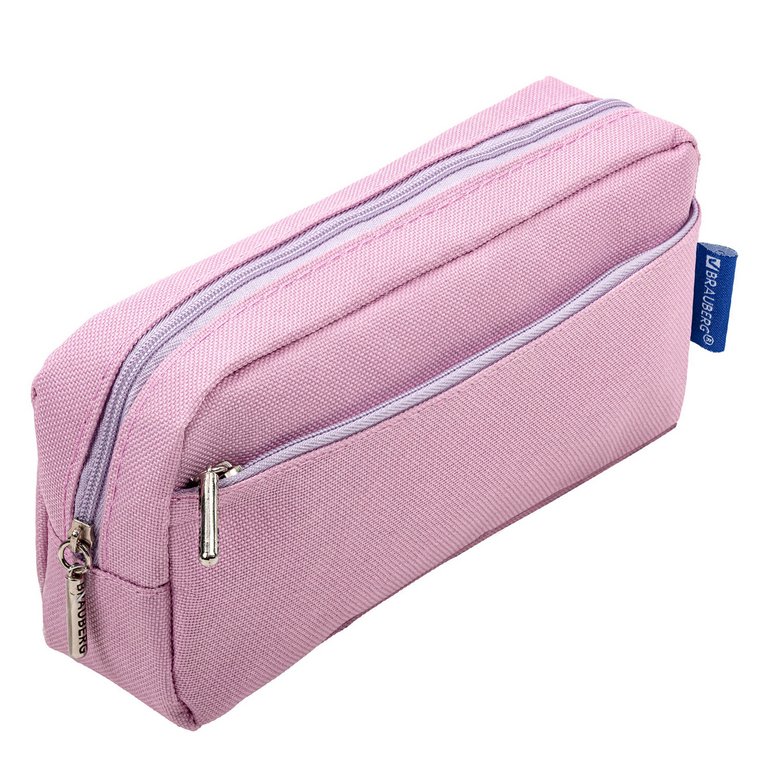 Пенал  для девочки BRAUBERG "Pastel" 21х9,5х5см (ассорти)