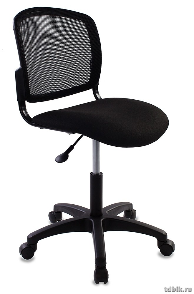 Кресло оператора Бюрократ CH-296NX/15-21 BLACK (спинка сетка, сиденье ткань, цв. черный)
