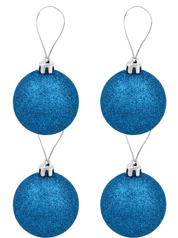 Набор шаров  цвет ассорти 60 мм 20 шт "Голубая лагуна"