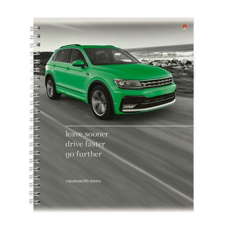 Тетрадь 80 лист кл. А5 на гребне "МАШИНЫ NEW"