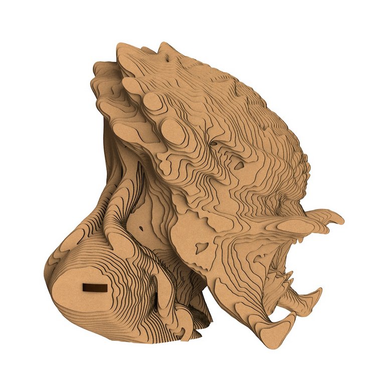 Сборная модель из гофрокартона "Хищник" h=18см, 187 дет., 6+, 5cult