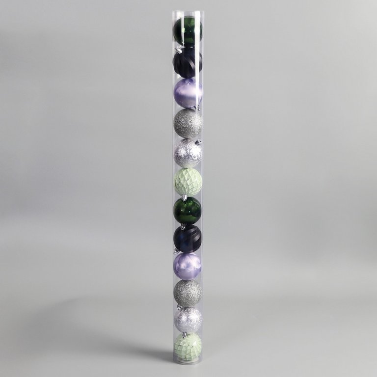 Набор шаров  цвет ассорти 60 мм 12 шт "Исида"