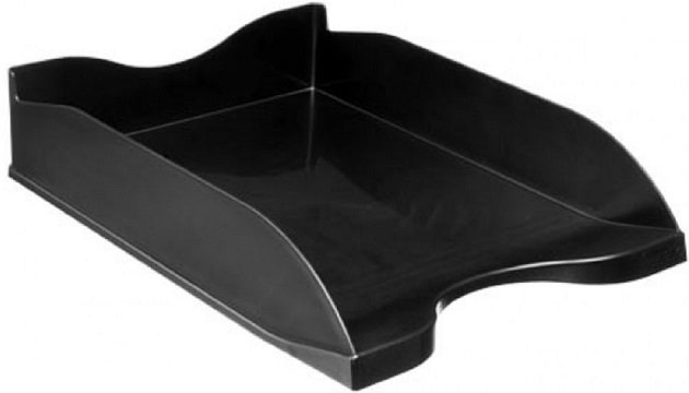 Лоток горизонтальный Стамм Люкс черный