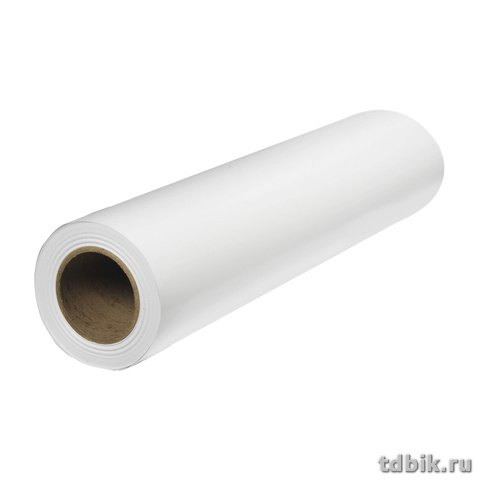 Ролик для плоттера 610*50м, 80 г. для ч/б и цветной струйной печати Brauberg