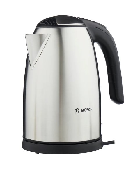 Чайник Bosch TWK 7801 1,7л, 2200 Вт, нерж. сталь, серый