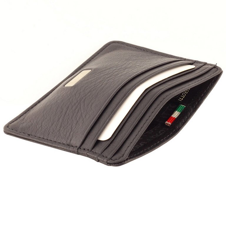 Футляр для кредитных карт "Tony Perotti" нат. кожа, 100x80мм, черный