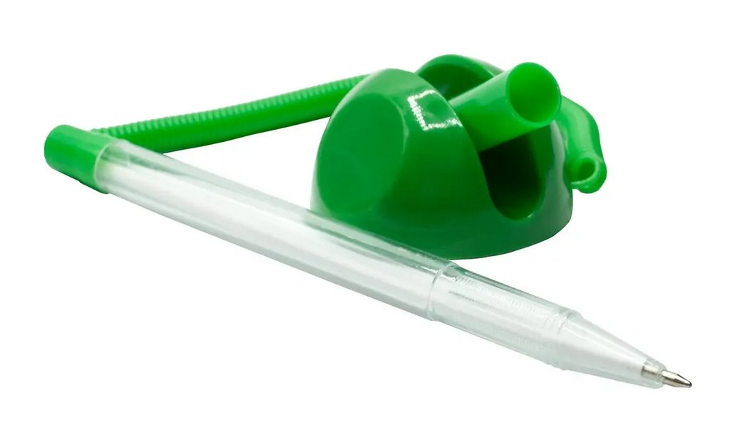 Ручка шариковая настольная зеленый корпус Buro 0,7мм синяя (стерж. 125мм, линия 0,5мм)