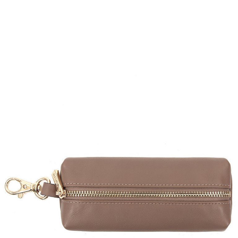 Футляр для ключей FABRETTI нат. кожа, 13*2,5*5,5см, темно-бежевый