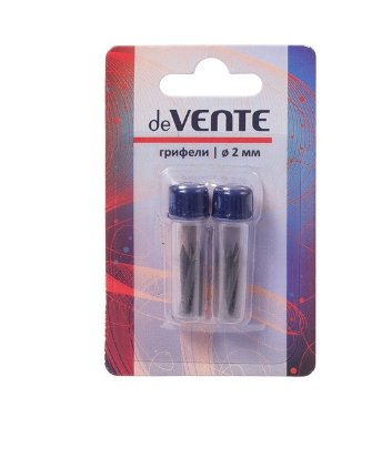Грифели для циркуля deVENTE (2*4 шт/уп) d=2мм, длина=17мм