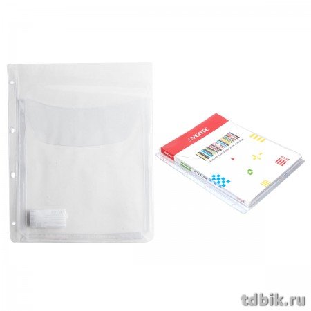 Проспект-обложка (мультифора) А4+ 140 мкм объемная, до 250 л. с клапаном deVENTE