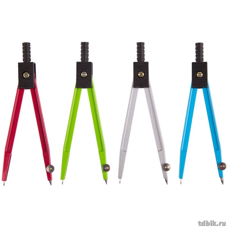 Циркуль 115 мм в чехле ArtSpace, ассорти (металл)