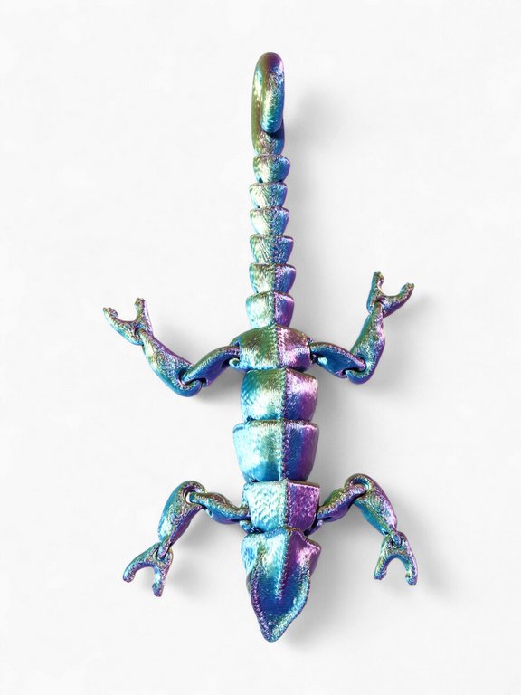 Игрушка Фигурка "Хамелеон", подвижная, 3Д - печатная игрушка