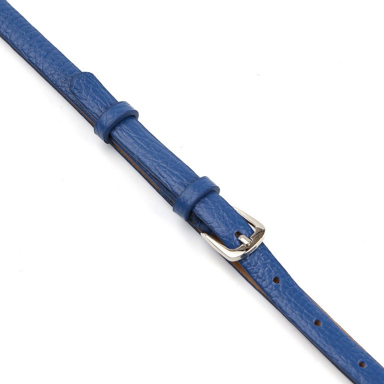 Ремень FABRETTI женский, натуральная кожа, размер 120, синий