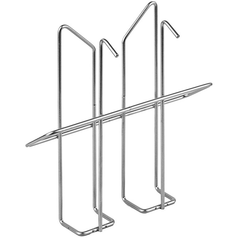 Карман навесной для стоек ПАРУС, А5, 160х160х40 мм, хром OfficeSpace