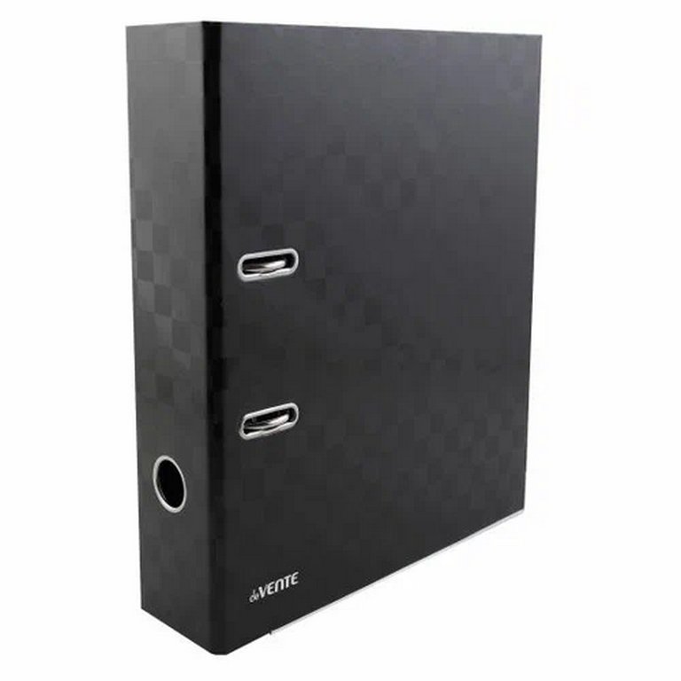 Папка-регистратор А4 75мм deVENTE "Total black" черная