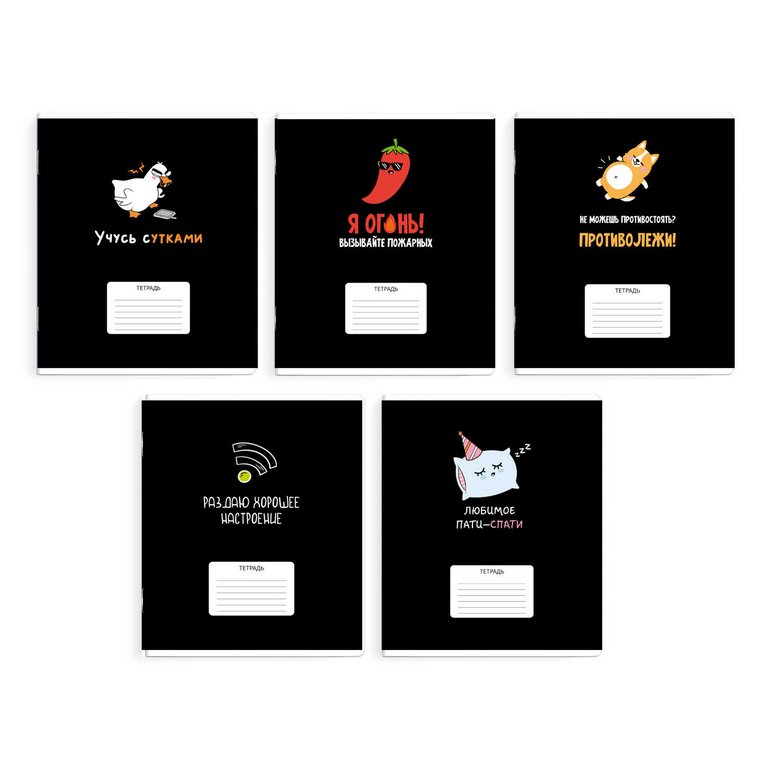 Тетрадь 24 лист кл. А5+ "Герои с характером" ассорти