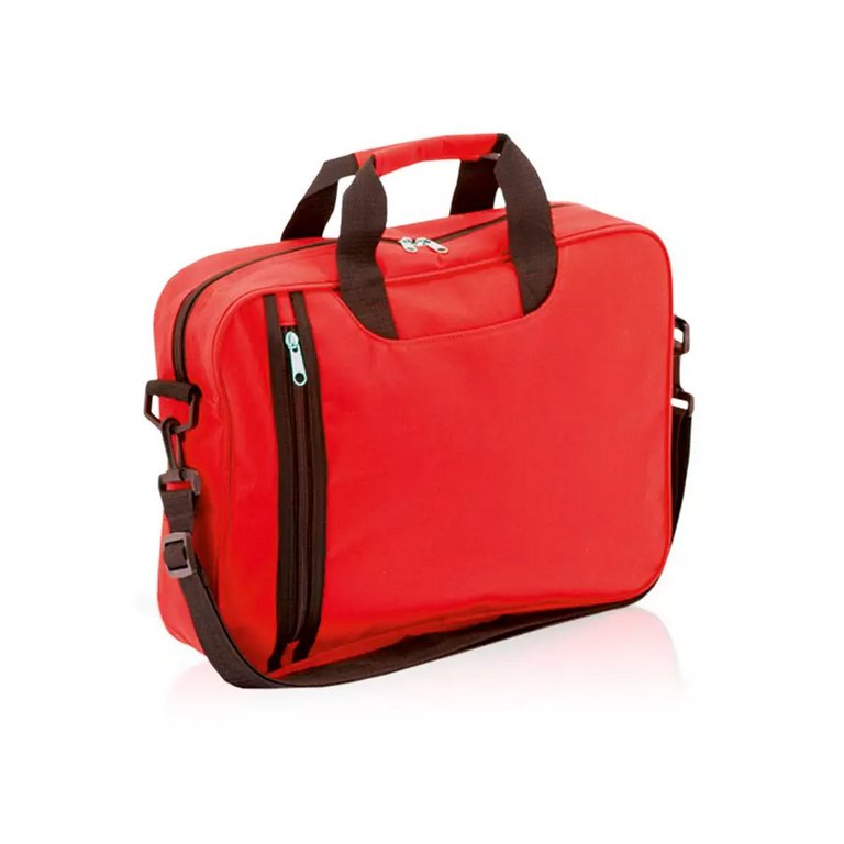 Конференц-сумка "Amazon", полиэстр, цвет красный (37*29*9cм)