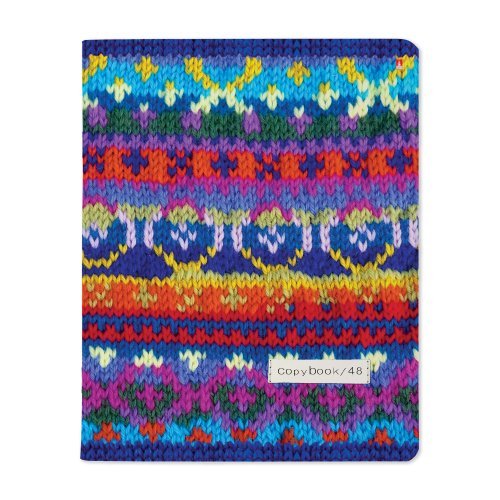 Тетрадь 48 лист кл. А5 на скрепке "МОДНЫЙ СВИТЕР" 5 ВИДОВ