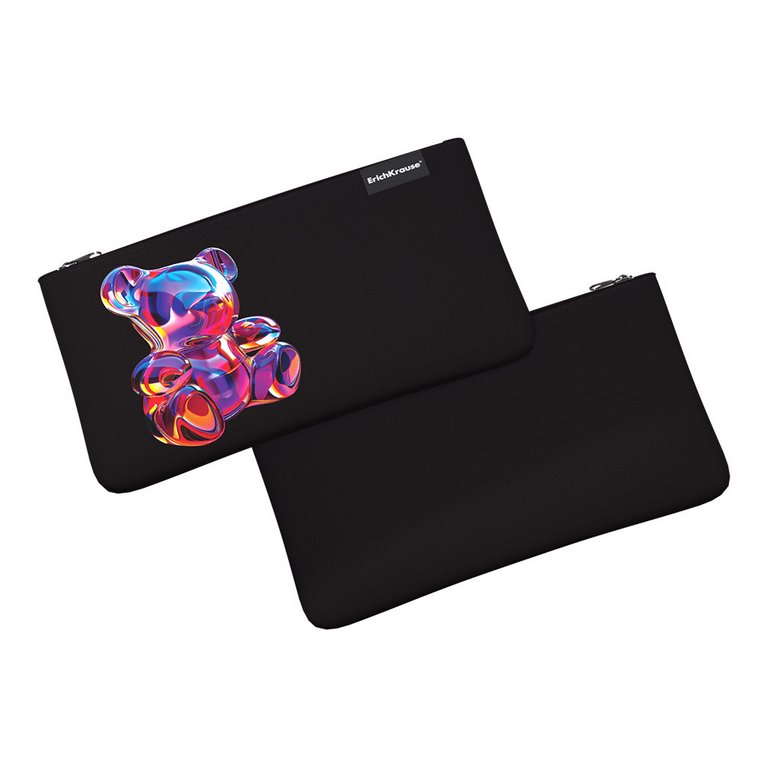 Пенал  для девочки ErichKrause "Jelly Bear" 220х120мм