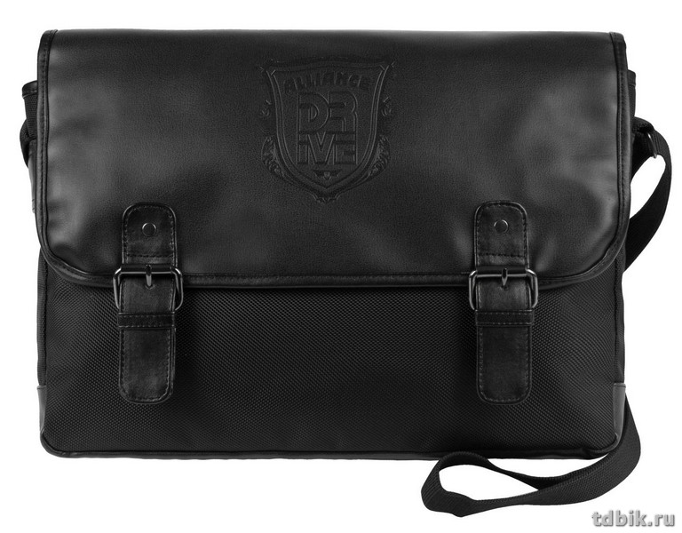 Сумка мужская "Alliance Стенфорд" 38,5х23х10см, полиэстер, черная