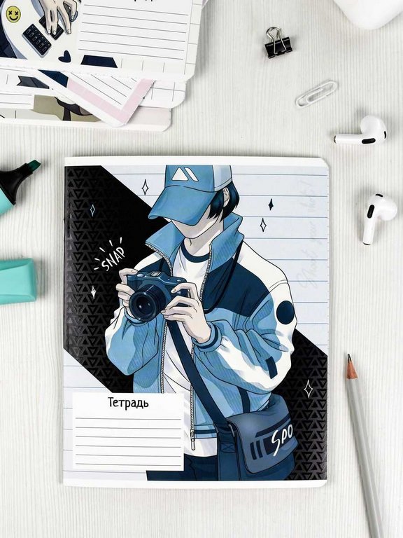 Тетрадь 18 лист кл. А5+ "Аниме-подростки" ассорти