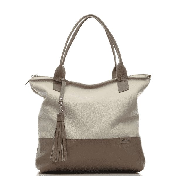Сумка женская Mistral, цвет беж, кожа
