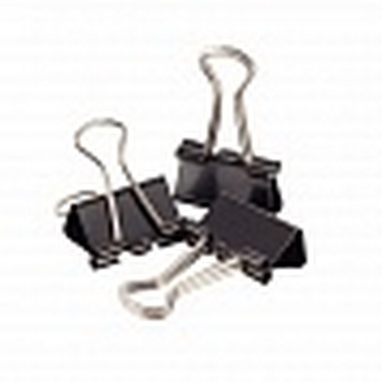 Зажим для бумаг 15 мм черный