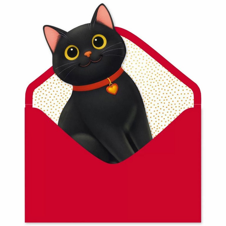 Открытка средняя без текста (с художественным конвертом)