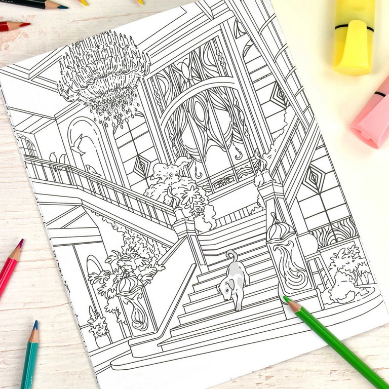 Раскраска А4 "Мой волшебный дом" 8л Феникс+