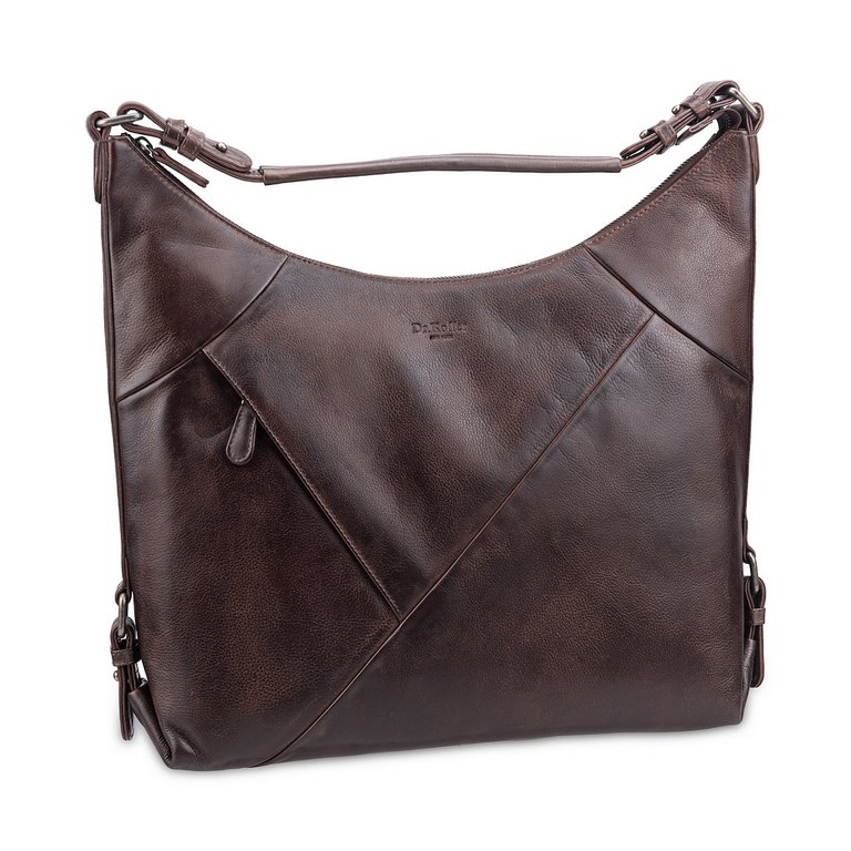 Сумка женская Dr.Koffer 42х30х10см см, нат.кожа коричневая