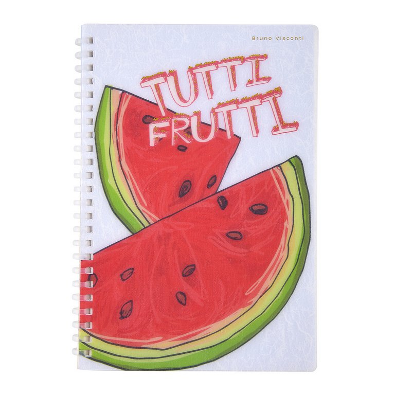 Тетрадь 60 лист кл. А5 на гребне, "Tutti frutti. Арбуз"