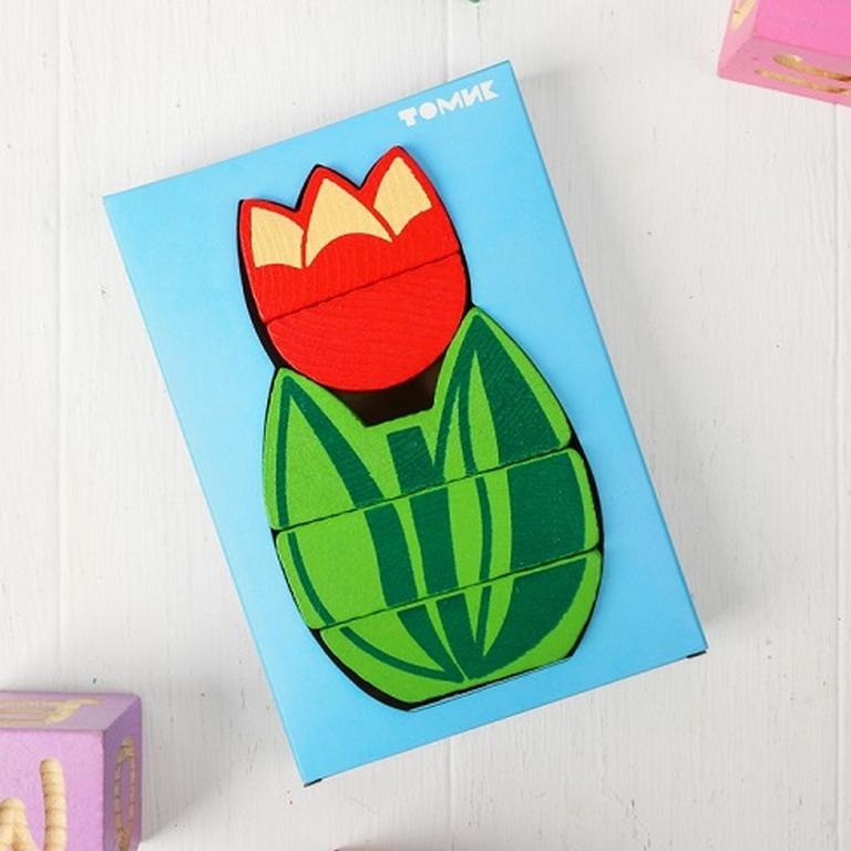 Пирамидка безосевая "Тюльпан" (дерево) ТОМИК