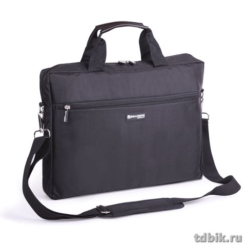 Сумка для ноутбука с отделением для планшета "Brauberg Tempo" 15.6" (300*400*40мм) черная