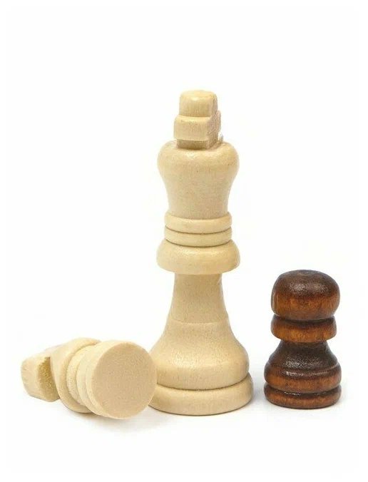 Игра настольная Шахматы, шашки, нарды "Узоры" (дерево) 29*29 см