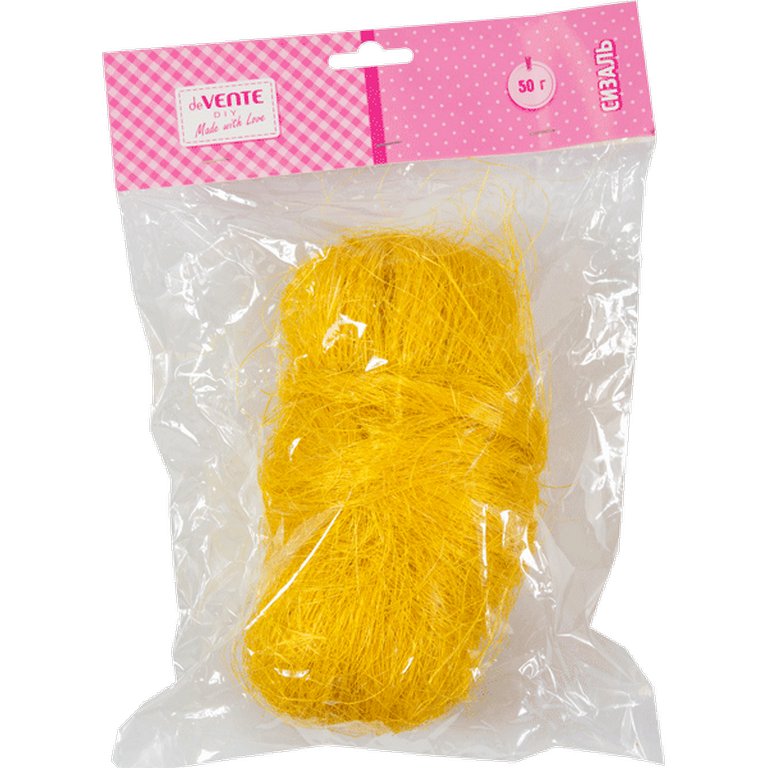 Наполнитель сизалевый 50 г, желтый