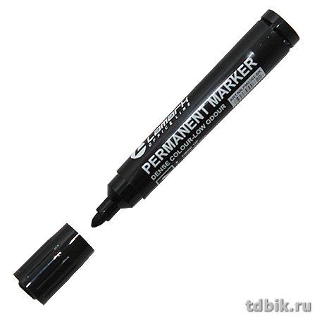 Маркер перманентный  3-5 мм Lamark круглый, черный