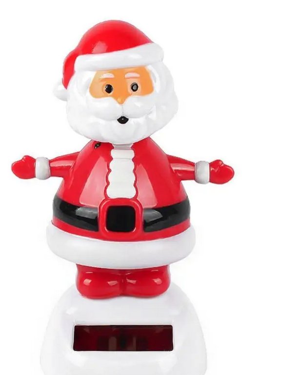Фигурка "Танцующий Дед Мороз" 11 см на солнечной батарее