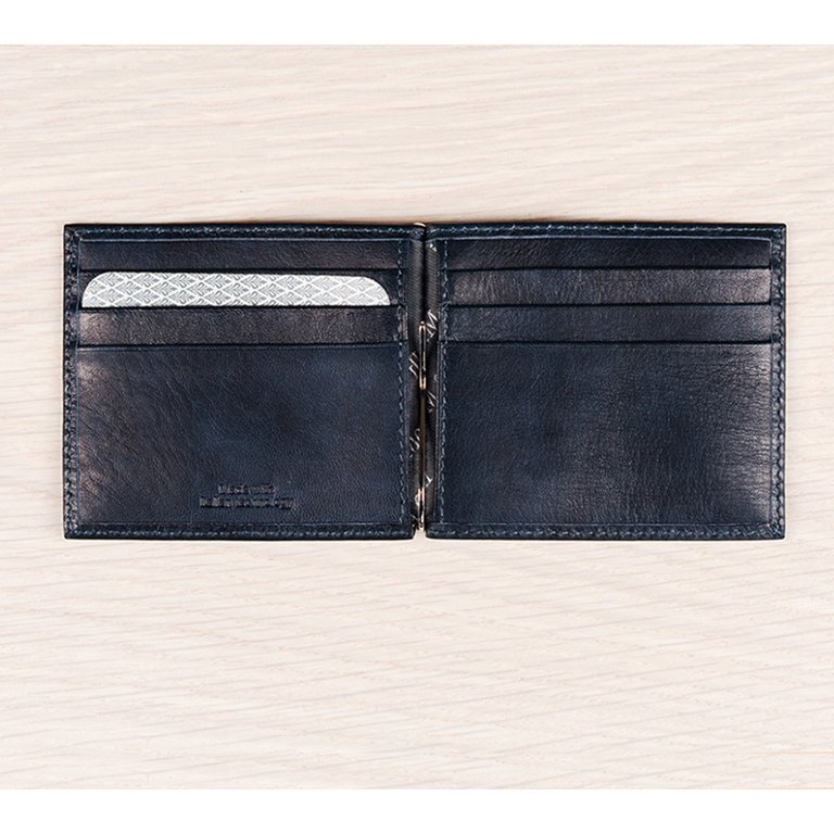 Зажим для денег D.Morelli "БОНД" нат.кожа