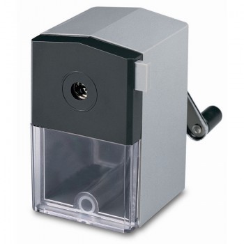 Точилка механическая пластиковый корпус KW-trio (80x85x52мм) с креплением к столу