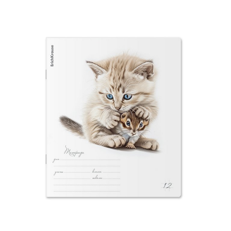 Тетрадь 12 лист кл. А5+ "Little Cuties" 5 видов