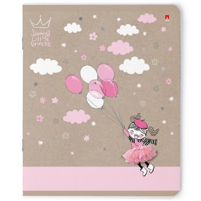 Тетрадь 48 лист кл. А5 на скрепке "МАЛЕНЬКАЯ ПРИНЦЕССА"