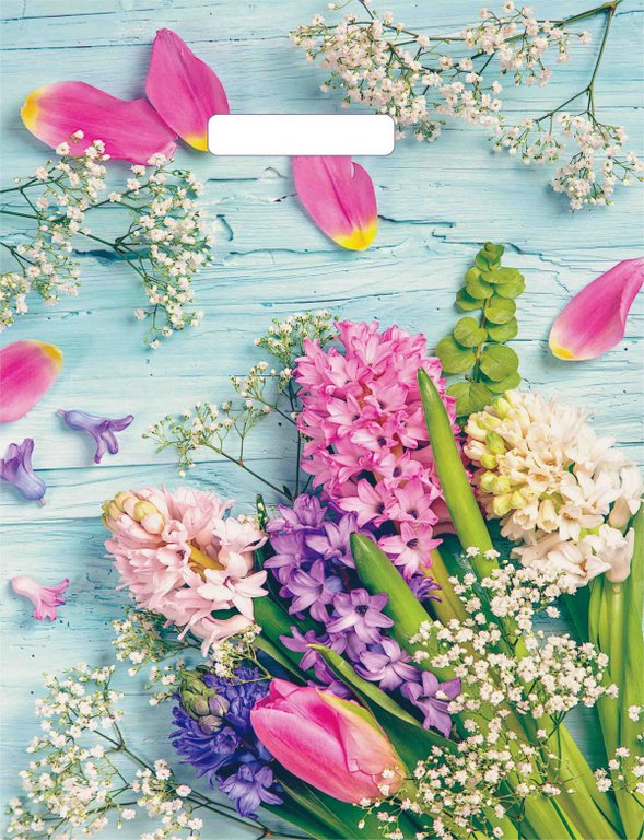 Пакет пробивной 31*40см (60 мкм) "Гиацинты"