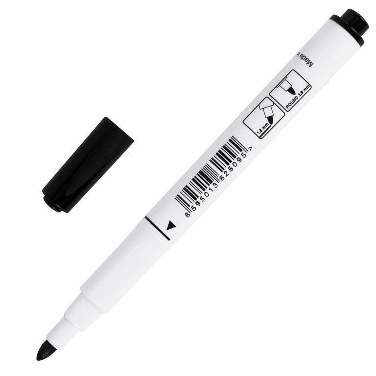 Маркер для ткани 1,8мм Centropen "Textile Marke" черный