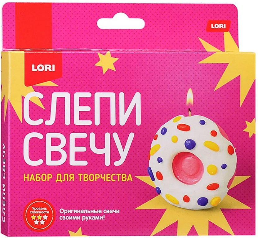 Набор для изготовления свечей восковых "Пончик" LORI